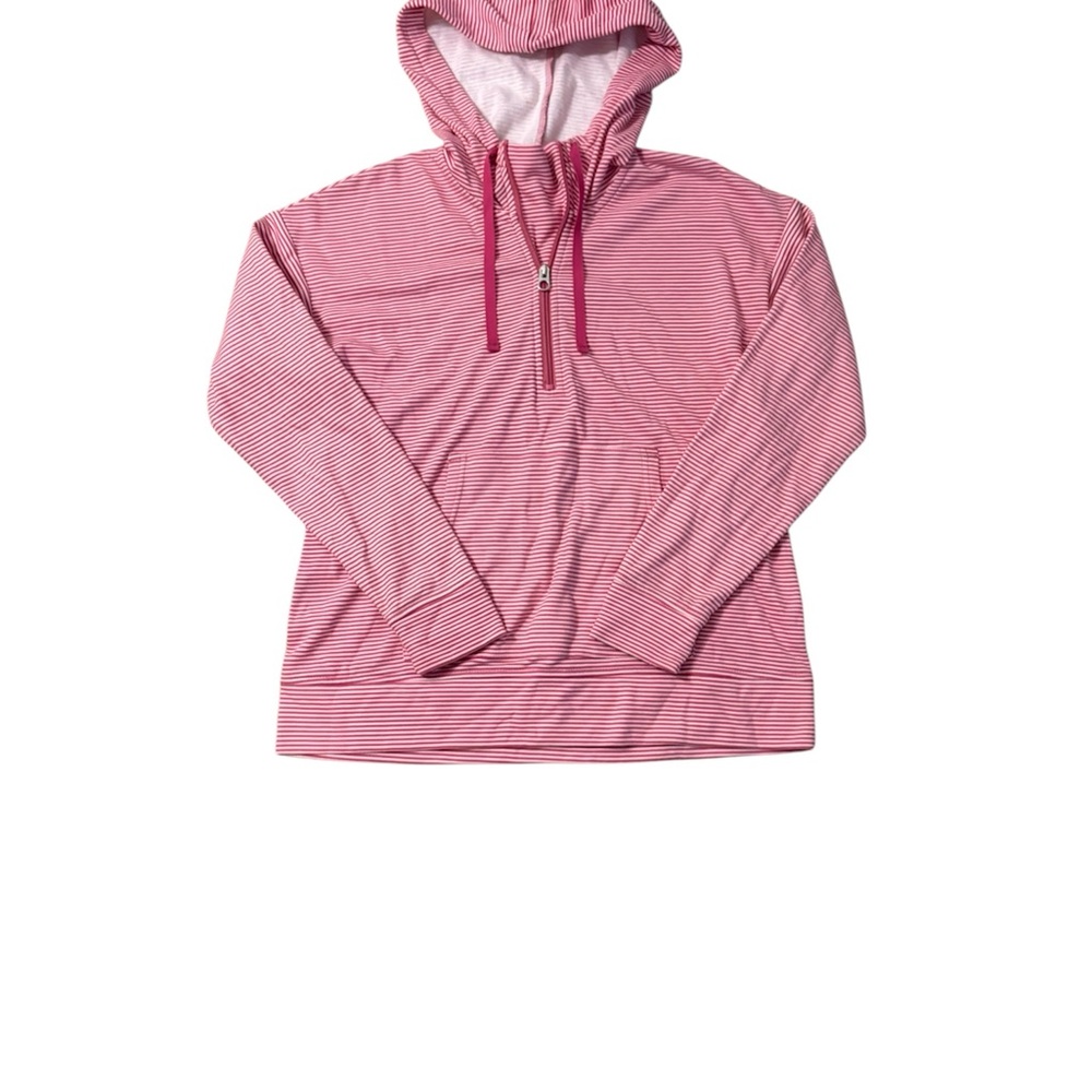 Croft & Barrow Pink and White Striped Top